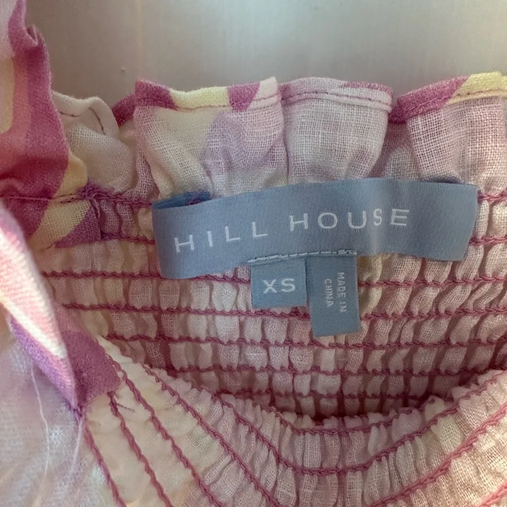 Hill House Elizabeth Short Nap Dress Candy Kaleidoscope Linen - Picture 3 of 6